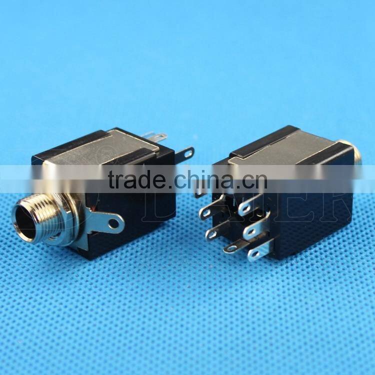 PJ-625HA Daier audio stereo 8 PINS DC phone jack 1/4'' jack