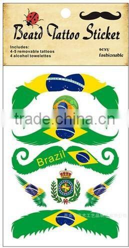 non-toxic football face sticker