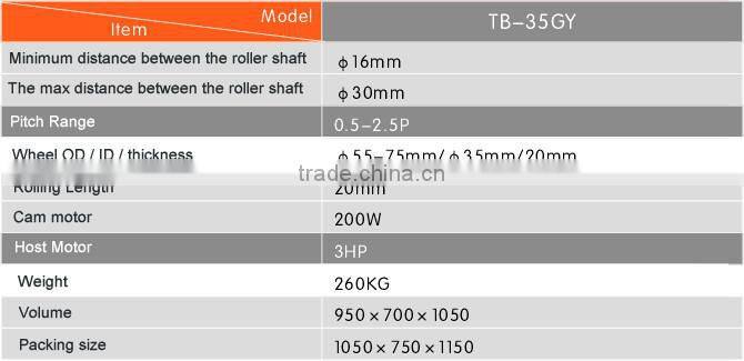 Automatic screw thread rolling machine,thread roller TB-35GY