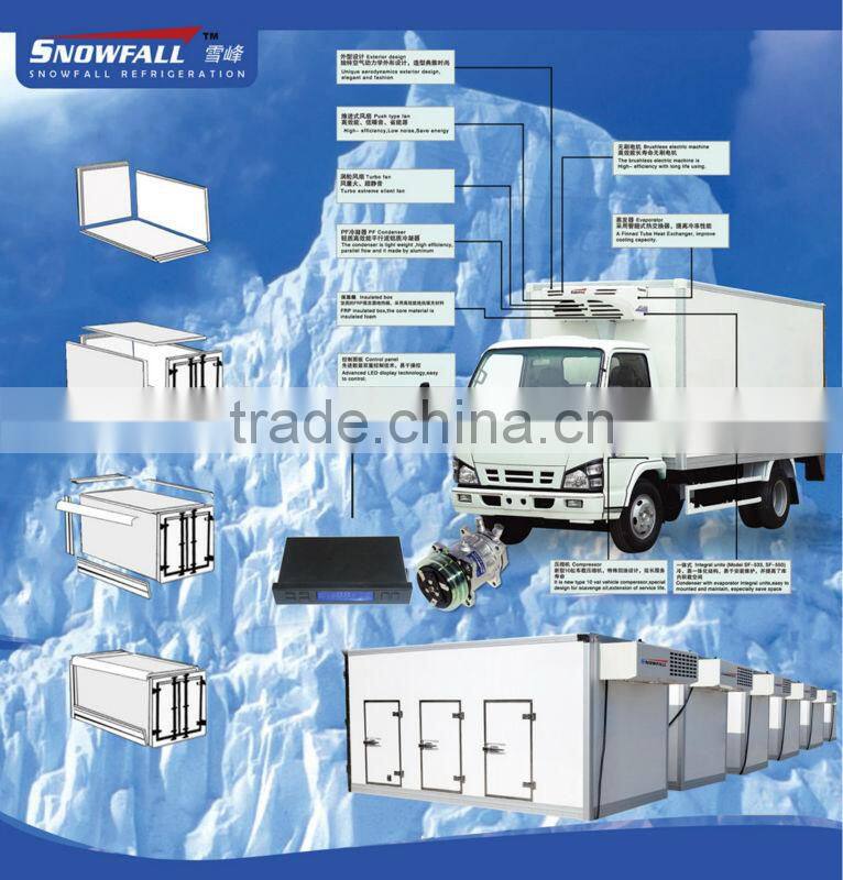 insulated truck box/furgones Furgones Fibra Truck Body Parts