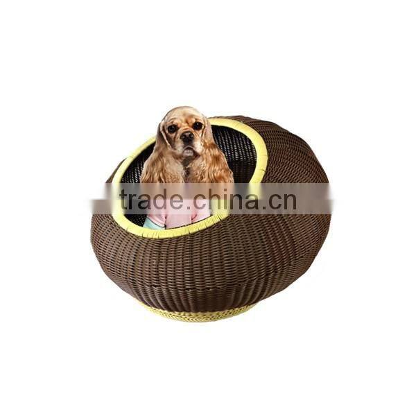 Eco-friendly dog pet product wholesale custom size dog basket / dog bed