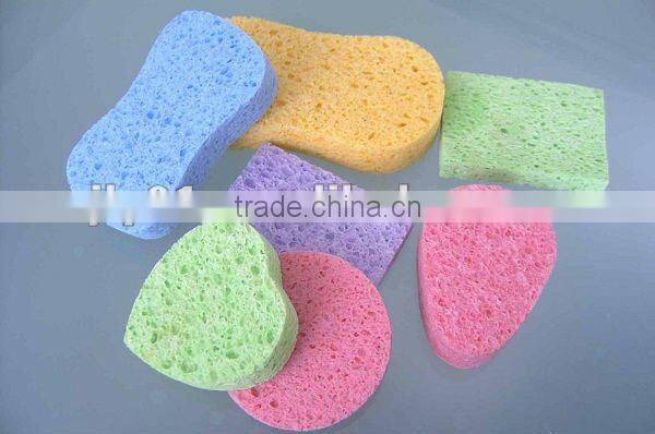 compressed facial cleansing sponges