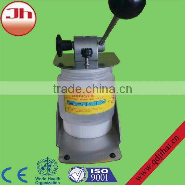 2015 New Design Stainless Manual Syringe Needle Cutter With CE Approved