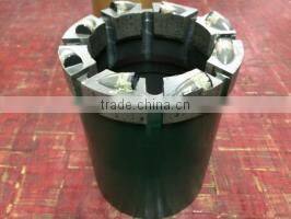 wireline impregnated and surface-set diamond crown diamond core bit