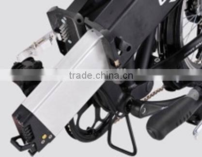 20" aluminium alloy folding bike/Buildin battery 250W electrick bike /fortable battery electric bicycle (TKE-EB201M.A)