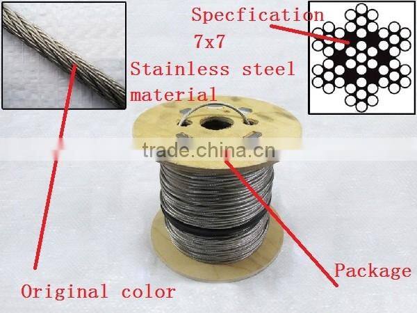 astm anti twisted AISI304 Stainless Steel Wire Rope