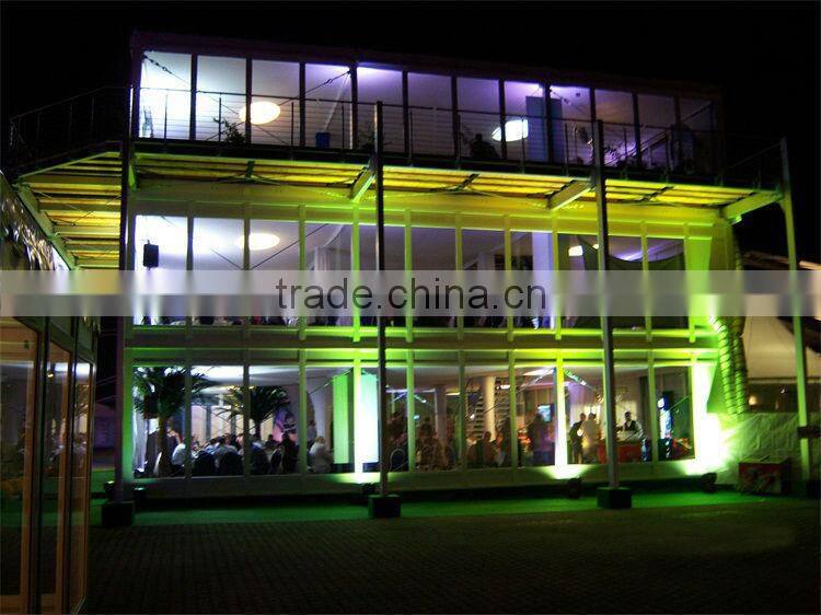 Luxury multi-level structure wedding events tent with lighting for sale