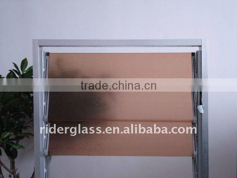 CLEAR OBSCURE GLASS LOUVRES