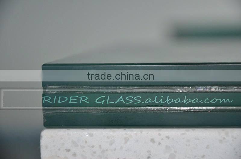 6.38-42.3mm AS/NZS2208:1996 10mm Thick Toughened Laminated Glass