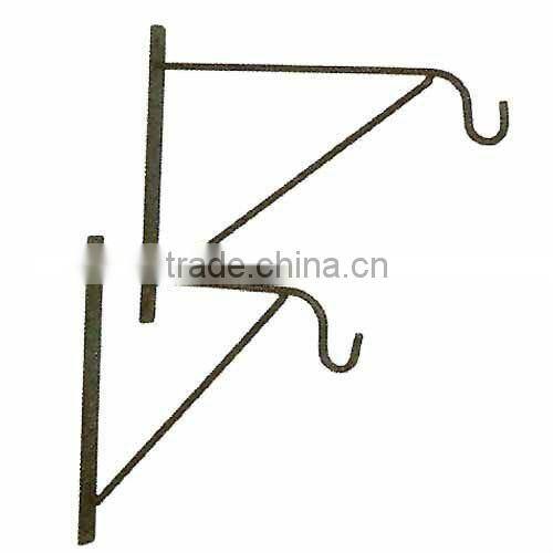 METAL WALL-HUNG HANGING BASKET HOOK