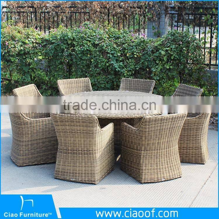 Classics UV-Proof Dining Set Rattan Chairs Outdoor Furniture