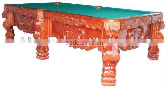 Wooden classical hand carving pool table,MOQ:1PCS(B68007)