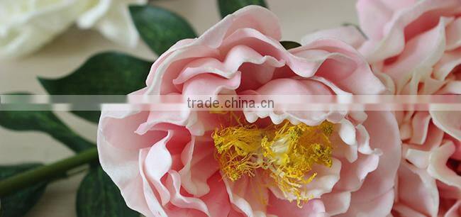 Wholesale simulation flowers colorful plastic artificial peony