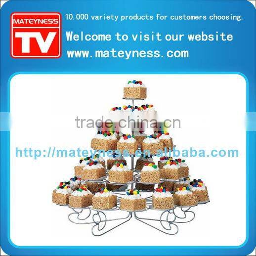 Metal wedding cake holder 41 Cupcake - 5 Tier Cake Stand