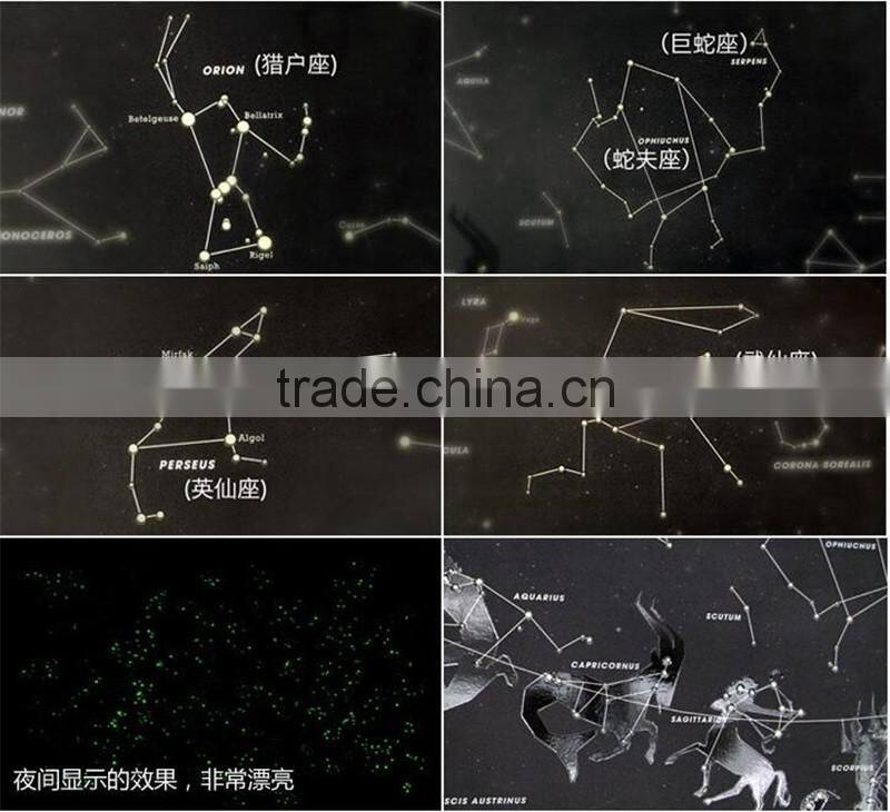 CT-451 high quantity Star Map luminous constellation map