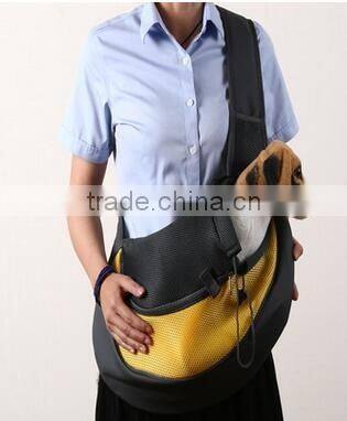 CY115 Breathable Mesh Pet Dog Backpack Puppy Cat Chest Carriers Portable Outdoor Dog Travel Bag