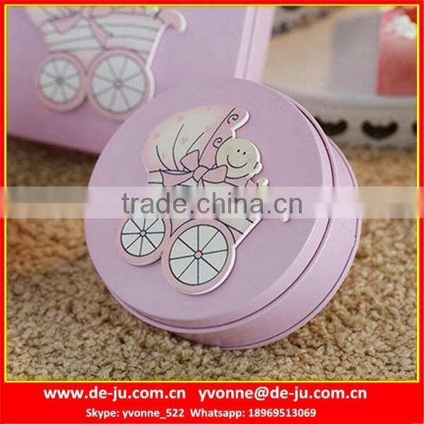 Crystal Texture Candy Tin Container