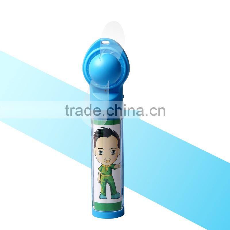 2016 fashion design power bank fan, colorful mini power bank fan, rechargeable fan with power bank