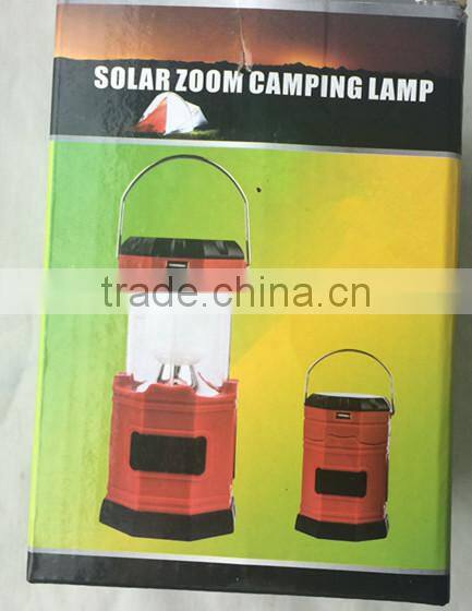 adjustable camping lamp,solar power camping lamp/light, camping LED light, rechargeable camping lantern