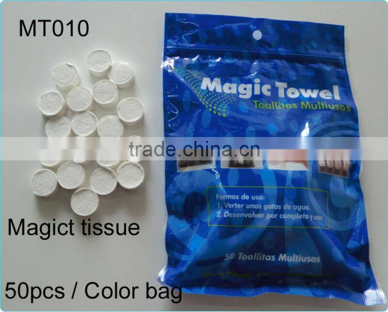 Super Refreshing Magic Coin Tissue Hand Towel Tissue