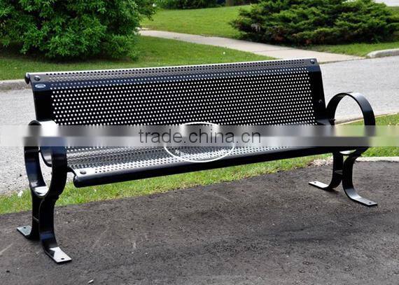 Arlau China Furniture Sets,Public Metal Outdoor Bench,Outdoor Steel Benches