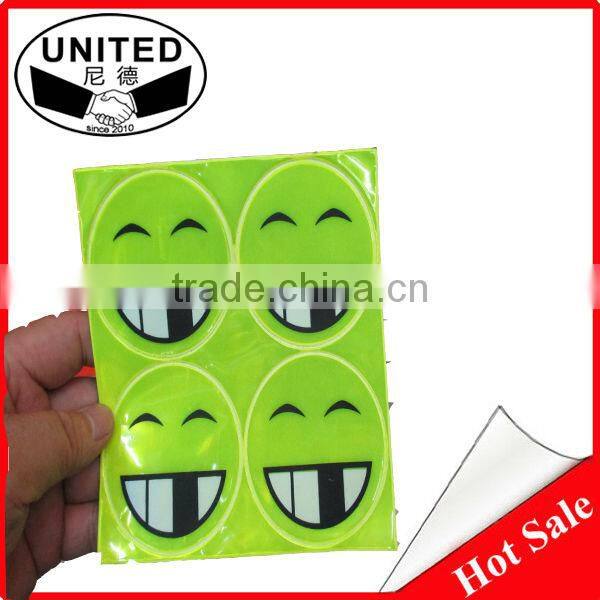 Fluorescence Yellow Safety Warning Self Adhesive stickers