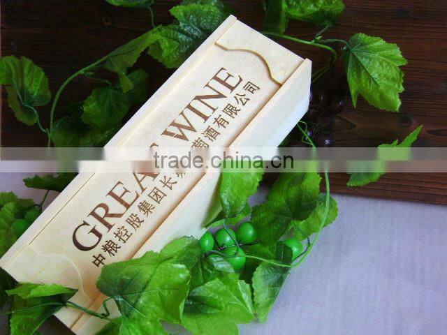 unfinished carving wine box