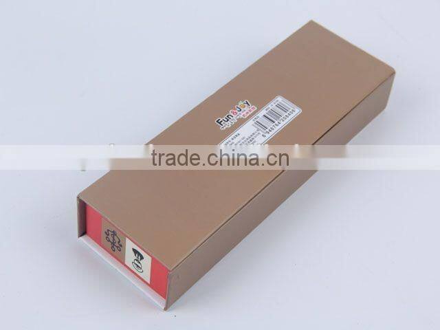 Rectangular single-layer printed paper pencil box colorful pencil case