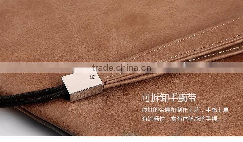 Genuine Leather Men's Wallet Clutch Bags Money phone Bags For Men Purse