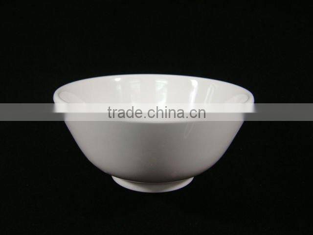 Solid color melamine salad plate