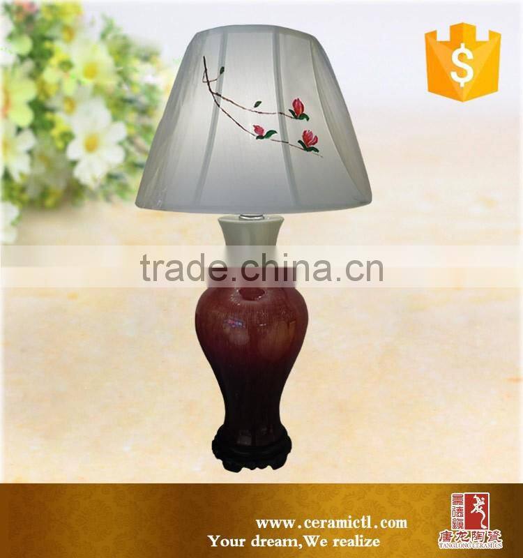 Jingdezhen factory made ceramic table lamp for sale