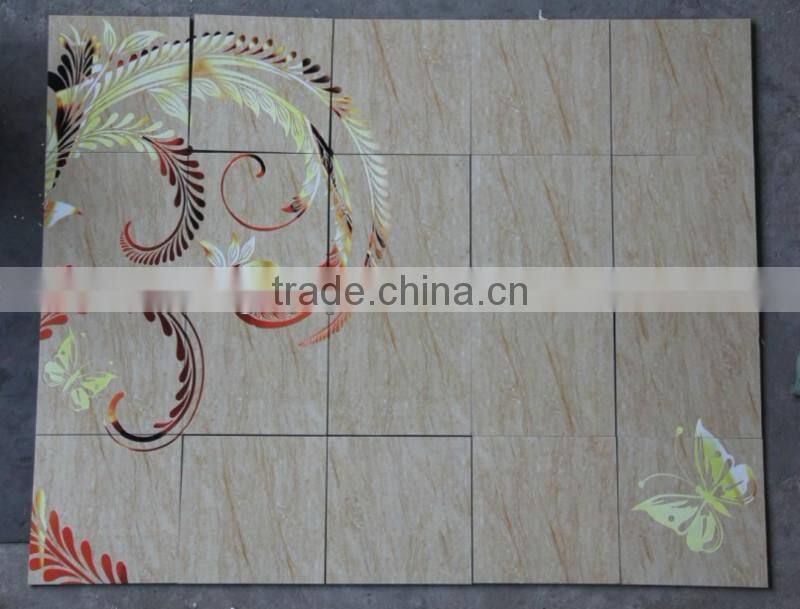 BISINI Luxury Elegant Engraving Ceramic Wall Tile, 600*600mm; 800*800mm