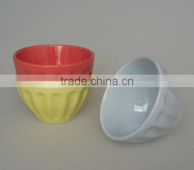 Factory wholesale high quality cheap color round ramekins