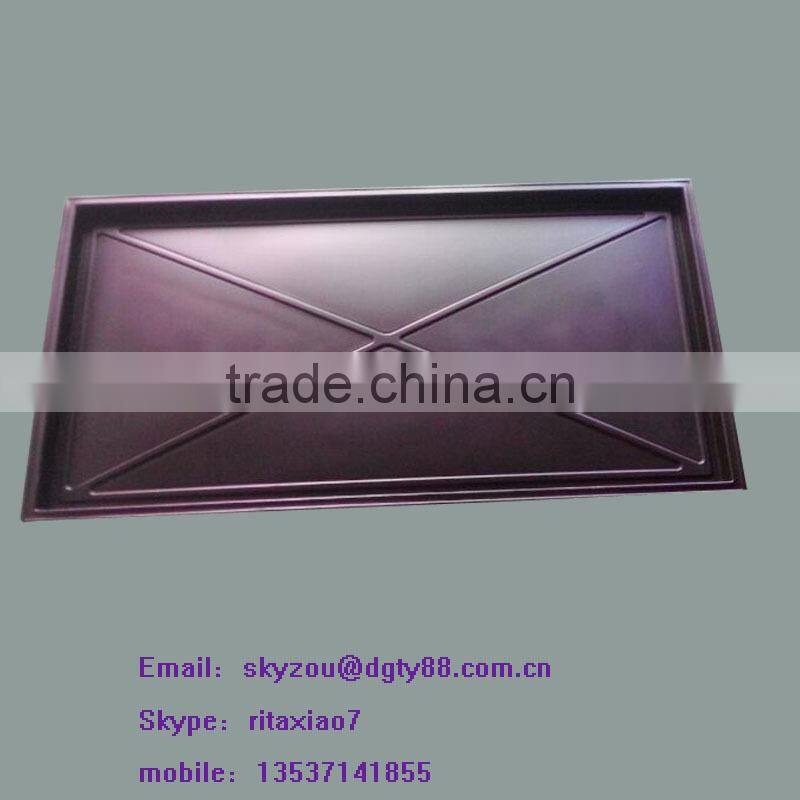2015 hotsale thermoform blister black acrylic plastic cover for light boxes