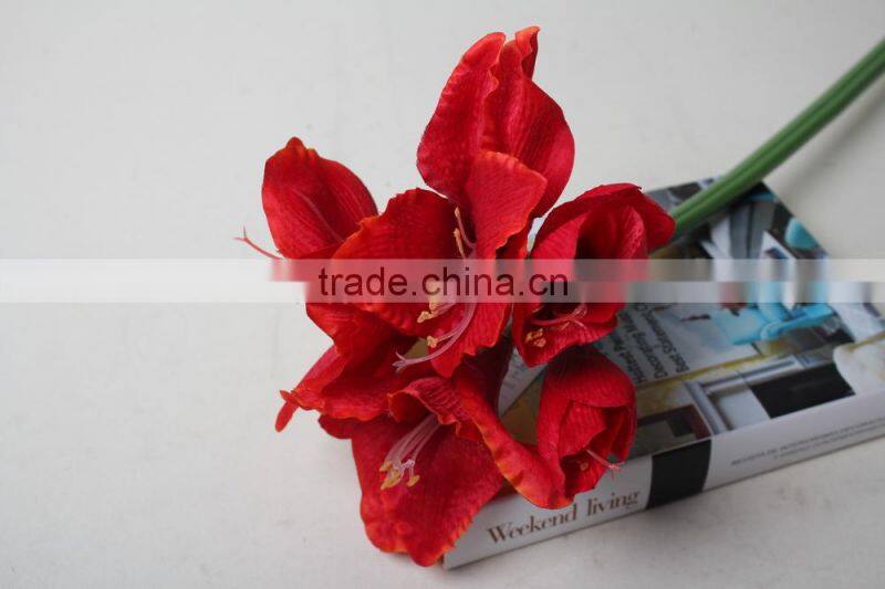 Fake Kaffir Lily artficial kaffir Lily silk Kaffir Lily flowers decorative flowers for wholesale