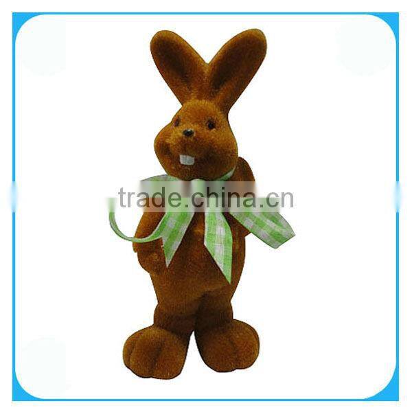 Ceramic easter cute rabbit figure for decor