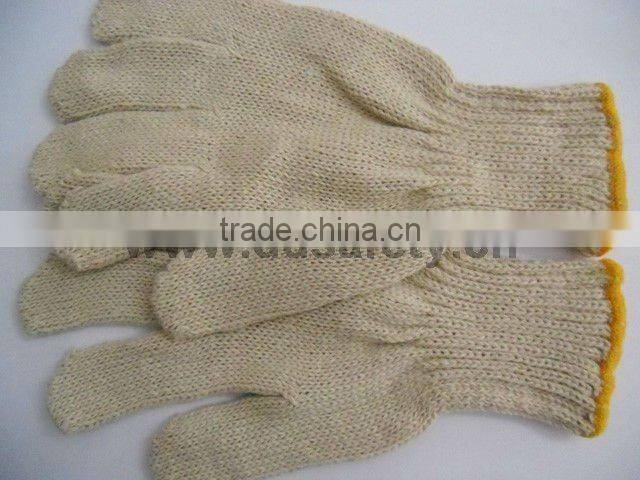 DDSAFETY 2017 Wholesale High Quality Cotton String Knit Wrist Safety Gloves