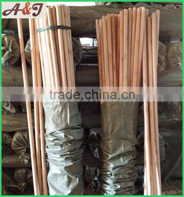 120*2.8cm Natural Round Wooden Handle with Tapered Tip