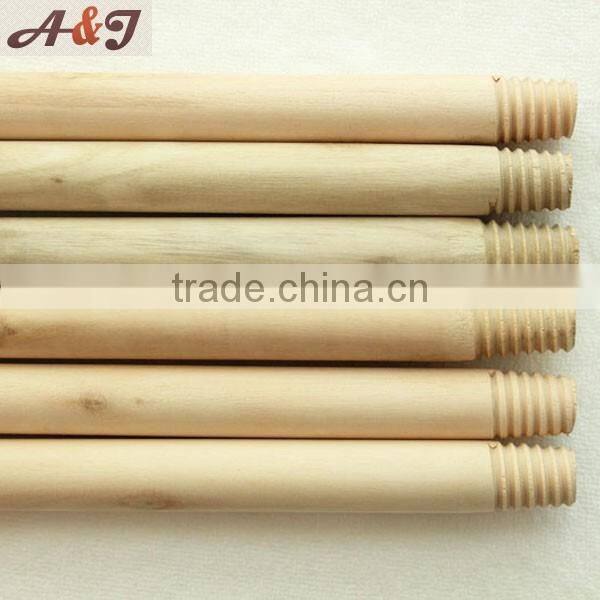 Two times polishing wooden stick for household tool