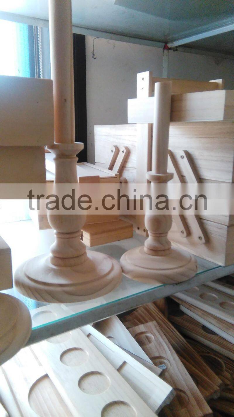 accept custom handmade wooden candle holder /candle candlestick
