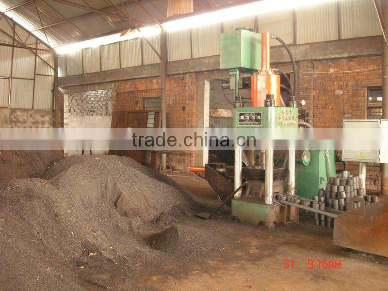hydraulic scrap metal chip briquetting press