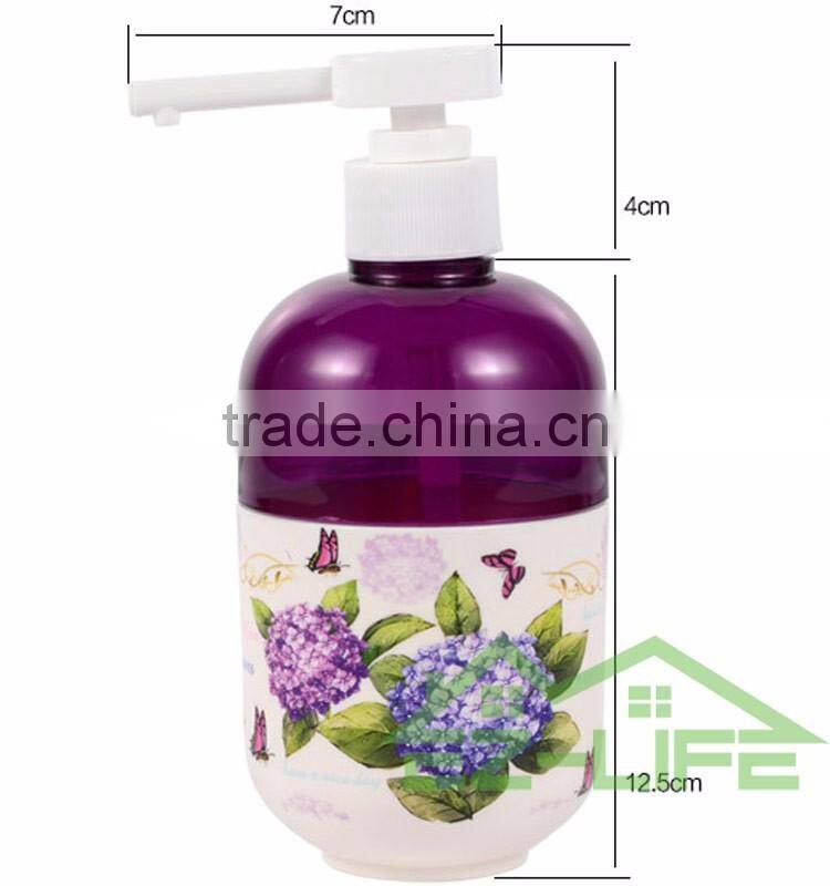 2017 wholesale colorful plastic bathroom accessories set