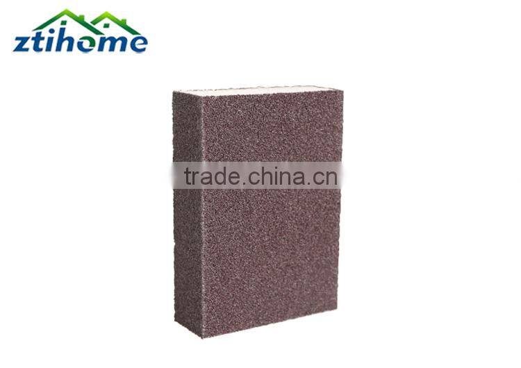 high density aluminum oxide abrasive hard sanding sponge foam blocks