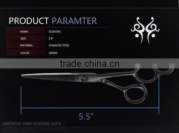 QJ-HC110 Most popular black high quality hair scissor