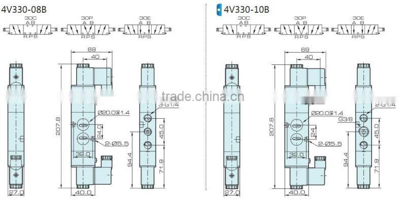 4V300series Control Valves with high quality