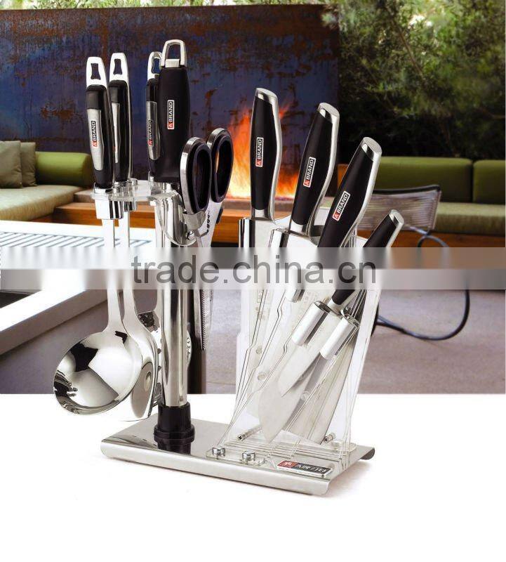 Knives set With kitchen scissor