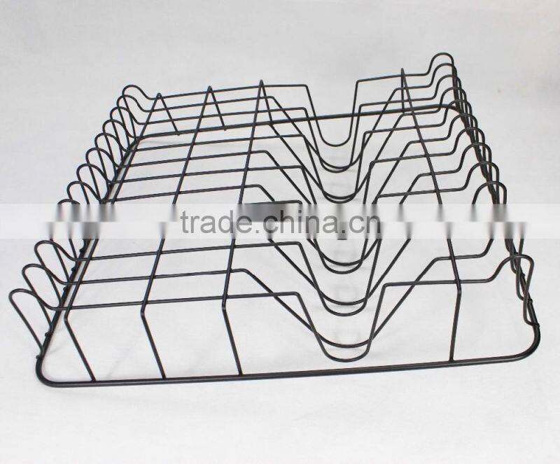 545-7 kitchen wire kitchen sliding cabinet iron storage basket