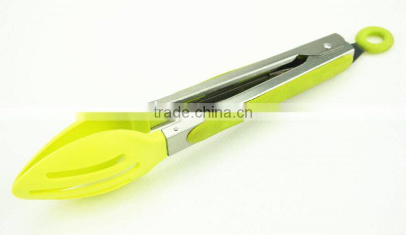 35028 Slotted Nylon Kitchen Tongs BBQ Cooking Food salad Tongs