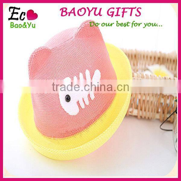 2015 Promotion Children's Full colour straw hat & bucket cap