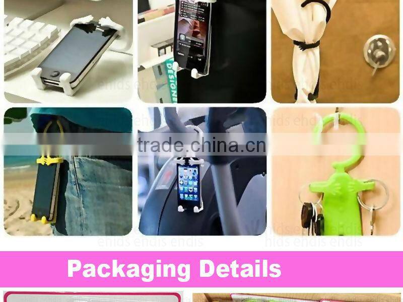 Air free fashion car mobile holder for mobile phone pda